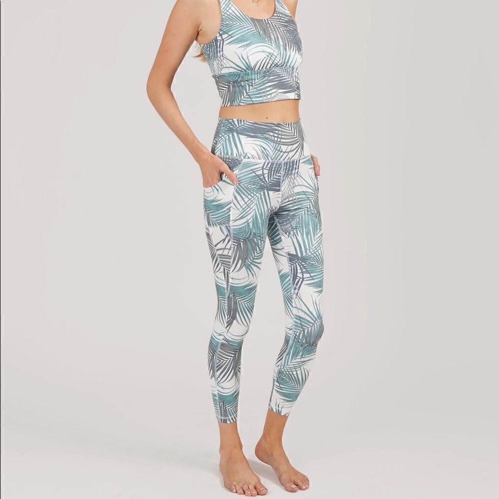 Gottex Studio Rachel Ankle Leggings Leaf Jungle